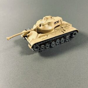 Vintage Solido M-47 General Patton Israeli Tank 1:50 Diecast France Metal Tracks